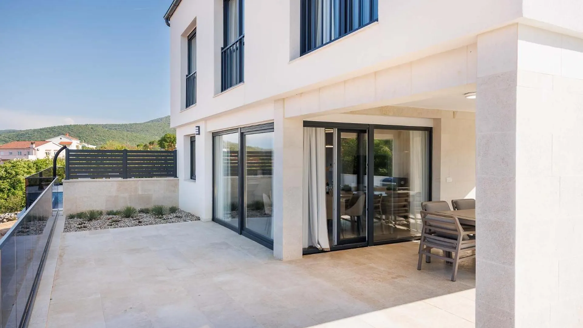 Villa Sunset II With Private Pool And Beautiful Sea View Vrbnik  Croatia