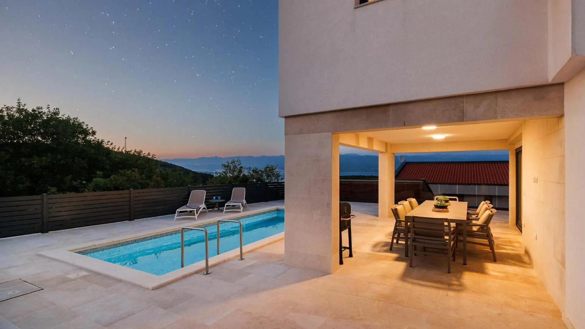 Villa Sunset II With Private Pool And Beautiful Sea View Vrbnik   Vrbnik (Primorje-Gorski Kotar)
