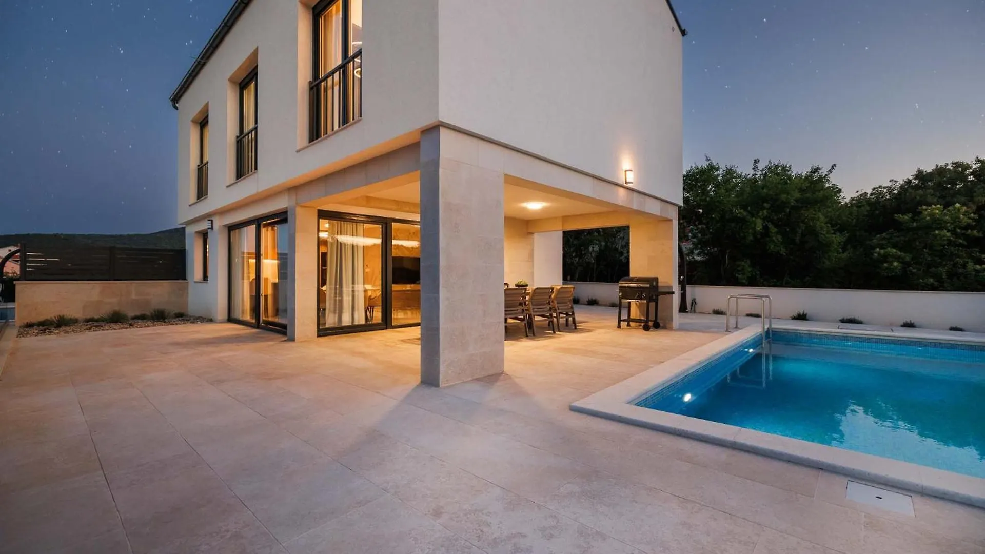 Villa Sunset II With Private Pool And Beautiful Sea View Vrbnik  Vrbnik (Primorje-Gorski Kotar)